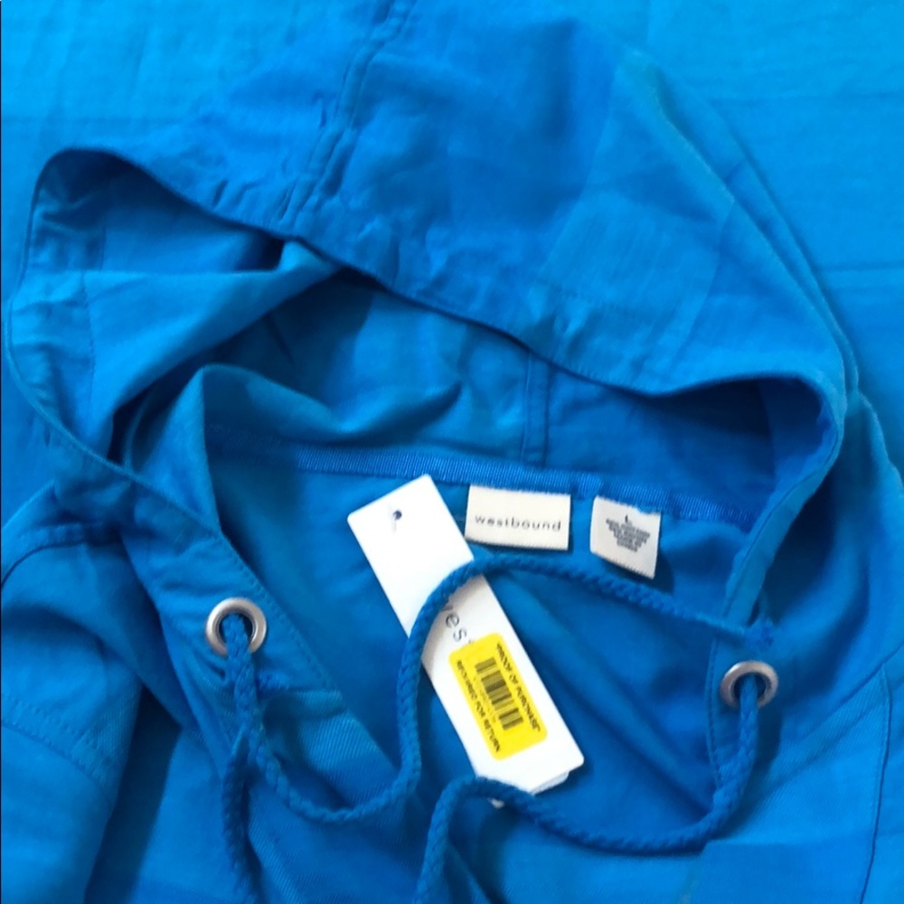 Blue Pullover Hoodie - Picture 6 of 7